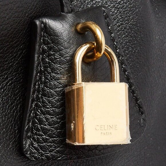 Celine Black Leather Medium Anita Shoulder Bag - Picture 12 of 12